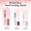 image:imageMelodySusie 120 Pcs Nail Drill Bits Small Sanding Bands for 31mm Mandrel Bit 180 Fine Grit Nail File for Acrylic Nails Gel Manicures and Pedicure Pink Only Sanding BandsPink