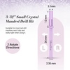 image:imageMelodySusie 120 Pcs Nail Drill Bits Small Sanding Bands for 31mm Mandrel Bit 180 Fine Grit Nail File for Acrylic Nails Gel Manicures and Pedicure Pink Only Sanding BandsPurple