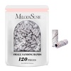 image:imageMelodySusie 120 Pcs Nail Drill Bits Small Sanding Bands for 31mm Mandrel Bit 180 Fine Grit Nail File for Acrylic Nails Gel Manicures and Pedicure Pink Only Sanding BandsZebra