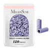 image:imageMelodySusie 120 Pcs Nail Drill Bits Small Sanding Bands for 31mm Mandrel Bit 180 Fine Grit Nail File for Acrylic Nails Gel Manicures and Pedicure Pink Only Sanding BandsPurple