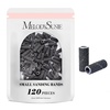 image:imageMelodySusie 120 Pcs Nail Drill Bits Small Sanding Bands for 31mm Mandrel Bit 180 Fine Grit Nail File for Acrylic Nails Gel Manicures and Pedicure Pink Only Sanding BandsBlack