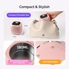 image:imageMelodySusie 2 in 1 Nail Tool Cleaning Machine 3 Timers Mode for Nail Drill Bits Nail Art Brush Nail Clipper Jewelry Cleaning Salon amp Home Use PinkDL160Pink