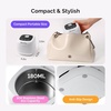 image:imageMelodySusie 2 in 1 Nail Tool Cleaning Machine 3 Timers Mode for Nail Drill Bits Nail Art Brush Nail Clipper Jewelry Cleaning Salon amp Home Use PinkDL160White