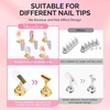 image:imageMelodySusie 3Pcs Acrylic Nail Brush Set Size 81014 with Brush Holder Nail Art Brushes for Acrylic Application Powder Nail Extension and 3D Carving Nail Art Tools for DIY Home Salon PinkSilverTransparent