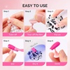 image:imageMelodySusie 3Pcs Acrylic Nail Brush Set Size 81014 with Brush Holder Nail Art Brushes for Acrylic Application Powder Nail Extension and 3D Carving Nail Art Tools for DIY Home Salon PinkSilverSpotted Cat paw