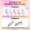 image:imageMelodySusie 3Pcs Acrylic Nail Brush Set Size 81014 with Brush Holder Nail Art Brushes for Acrylic Application Powder Nail Extension and 3D Carving Nail Art Tools for DIY Home Salon PinkSilverPink Cat paw