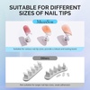 image:imageMelodySusie 3Pcs Acrylic Nail Brush Set Size 81014 with Brush Holder Nail Art Brushes for Acrylic Application Powder Nail Extension and 3D Carving Nail Art Tools for DIY Home Salon PinkSilverBlue