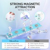 image:imageMelodySusie 3Pcs Acrylic Nail Brush Set Size 81014 with Brush Holder Nail Art Brushes for Acrylic Application Powder Nail Extension and 3D Carving Nail Art Tools for DIY Home Salon PinkSilverBlue