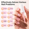 image:imageMelodySusie 3Pcs Acrylic Nail Brush Set Sizes 81014  Professional Nail Art Tool for Acrylic Application Powder Extension amp 3D Carving PinkDeep Sparkling Pink