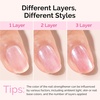 image:imageMelodySusie 3Pcs Acrylic Nail Brush Set Sizes 81014  Professional Nail Art Tool for Acrylic Application Powder Extension amp 3D Carving PinkDeep Sparkling Pink