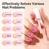 image:imageMelodySusie 3Pcs Acrylic Nail Brush Set Sizes 81014  Professional Nail Art Tool for Acrylic Application Powder Extension amp 3D Carving PinkFuchsia