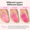 image:imageMelodySusie 3Pcs Acrylic Nail Brush Set Sizes 81014  Professional Nail Art Tool for Acrylic Application Powder Extension amp 3D Carving PinkFuchsia
