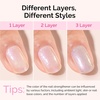 image:imageMelodySusie 3Pcs Acrylic Nail Brush Set Sizes 81014  Professional Nail Art Tool for Acrylic Application Powder Extension amp 3D Carving PinkHolographic White