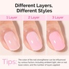 image:imageMelodySusie 3Pcs Acrylic Nail Brush Set Sizes 81014  Professional Nail Art Tool for Acrylic Application Powder Extension amp 3D Carving PinkPink
