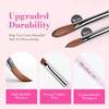 image:imageMelodySusie 3Pcs Acrylic Nail Brush Set Sizes 81014  Professional Nail Art Tool for Acrylic Application Powder Extension amp 3D Carving PinkPink Rose