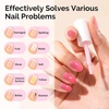 image:imageMelodySusie 3Pcs Acrylic Nail Brush Set Sizes 81014  Professional Nail Art Tool for Acrylic Application Powder Extension amp 3D Carving PinkRed