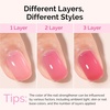 image:imageMelodySusie 3Pcs Acrylic Nail Brush Set Sizes 81014  Professional Nail Art Tool for Acrylic Application Powder Extension amp 3D Carving PinkRed