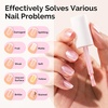 image:imageMelodySusie 3Pcs Acrylic Nail Brush Set Sizes 81014  Professional Nail Art Tool for Acrylic Application Powder Extension amp 3D Carving PinkSparkling Pink