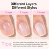 image:imageMelodySusie 3Pcs Acrylic Nail Brush Set Sizes 81014  Professional Nail Art Tool for Acrylic Application Powder Extension amp 3D Carving PinkSparkling White