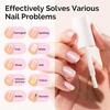 image:imageMelodySusie 3Pcs Acrylic Nail Brush Set Sizes 81014  Professional Nail Art Tool for Acrylic Application Powder Extension amp 3D Carving PinkSparkling White