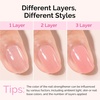 image:imageMelodySusie 3Pcs Acrylic Nail Brush Set Sizes 81014  Professional Nail Art Tool for Acrylic Application Powder Extension amp 3D Carving PinkSparkling Peach