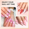 image:imageMelodySusie 3Piece Acrylic Nail Brush Set  Sizes 81014 Professional Nail Art Tool for Acrylic Application Powder Extension amp 3D Carving  PinkABlack