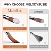 image:imageMelodySusie 3Piece Acrylic Nail Brush Set  Sizes 81014 Professional Nail Art Tool for Acrylic Application Powder Extension amp 3D Carving  PinkABlack