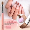 image:imageMelodySusie 3Piece Acrylic Nail Brush Set  Sizes 81014 Professional Nail Art Tool for Acrylic Application Powder Extension amp 3D Carving  PinkBOrange