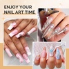 image:imageMelodySusie 3Piece Acrylic Nail Brush Set  Sizes 81014 Professional Nail Art Tool for Acrylic Application Powder Extension amp 3D Carving  PinkMilk Brown