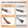 image:imageMelodySusie 3Piece Acrylic Nail Brush Set  Sizes 81014 Professional Nail Art Tool for Acrylic Application Powder Extension amp 3D Carving  PinkMilk Brown