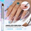 image:imageMelodySusie 4Pcs Nail Art Clean Up BrushesFlatOvalAngledCarved Gel Nail BrushesFor Nail Art Design Painting DIY and Cleaning Polish Mistake on the Cuticles Or Gel ApplicationFlatOvalAngledCarved