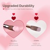 image:imageMelodySusie 4Piece Acrylic Nail Brush Set  Sizes 8121416 for Acrylic Application Powder Extension amp 3D Nail CarvingWhite