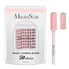 image:imageMelodySusie 50 Pcs Nail Drill Bits Small Sanding Bands with 31mm Mandrel Bit 180 Fine Grit Nail File for Acrylic Nails Gel Manicures and Pedicure PinkPink