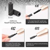 image:imageMelodySusie 50 Pcs Nail Drill Bits Small Sanding Bands with 31mm Mandrel Bit 180 Fine Grit Nail File for Acrylic Nails Gel Manicures and Pedicure PinkBlack