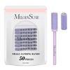 image:imageMelodySusie 50 Pcs Nail Drill Bits Small Sanding Bands with 31mm Mandrel Bit 180 Fine Grit Nail File for Acrylic Nails Gel Manicures and Pedicure PinkPurple