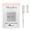 image:imageMelodySusie 50 Pcs Nail Drill Bits Small Sanding Bands with 31mm Mandrel Bit 180 Fine Grit Nail File for Acrylic Nails Gel Manicures and Pedicure PinkZebra