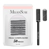 image:imageMelodySusie 50 Pcs Nail Drill Bits Small Sanding Bands with 31mm Mandrel Bit 180 Fine Grit Nail File for Acrylic Nails Gel Manicures and Pedicure PinkBlack
