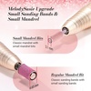 image:imageMelodySusie 50 Pcs Nail Drill Bits Small Sanding Bands with 31mm Mandrel Bit 180 Fine Grit Nail File for Acrylic Nails Gel Manicures and Pedicure PinkPink