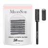 image:imageMelodySusie 50 Pcs Nail Drill Bits Small Sanding Bands with 31mm Mandrel Bit 180 Fine Grit Nail File for Acrylic Nails Gel Manicures and Pedicure PinkBlack
