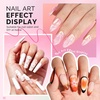 image:imageMelodySusie 5Pcs Nail Art Sculpture Pen Brushes for Resin Nail Art Tools for Design Nail Foil Carving Drawing Effect Shaping Drawing Nail Tools for Home Salon ManicureRed  White  Pink  Blue  Black