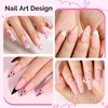 image:imageMelodySusie 5Pcs Nail Art Sculpture Pen Brushes for Resin Nail Art Tools for Design Nail Foil Carving Drawing Effect Shaping Drawing Nail Tools for Home Salon ManicurePink  Black  blue  White  Purple