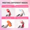 image:imageMelodySusie 5Pcs Nail Art Sculpture Pen Brushes for Resin Nail Art Tools for Design Nail Foil Carving Drawing Effect Shaping Drawing Nail Tools for Home Salon ManicureMulticolor C