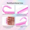 image:imageMelodySusie 6Pcs Nail Files 100180 Grit Double Sided Emery Boards Set for Acrylic Gel and Natural Nails Professional Manicure Pedicure Shaping Tools for Home Salon Care PinkColorful