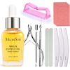 image:imageMelodySusie 6Pcs Nail Files 100180 Grit Double Sided Emery Boards Set for Acrylic Gel and Natural Nails Professional Manicure Pedicure Shaping Tools for Home Salon Care PinkMultiple Colors