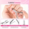 image:imageMelodySusie 6Pcs Nail Files 100180 Grit Double Sided Emery Boards Set for Acrylic Gel and Natural Nails Professional Manicure Pedicure Shaping Tools for Home Salon Care PinkMultiple Colors