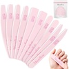 image:imageMelodySusie 6Pcs Nail Files 100180 Grit Double Sided Emery Boards Set for Acrylic Gel and Natural Nails Professional Manicure Pedicure Shaping Tools for Home Salon Care PinkPink
