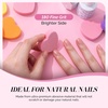 image:imageMelodySusie 6Pcs Nail Files 100180 Grit Double Sided Emery Boards Set for Acrylic Gel and Natural Nails Professional Manicure Pedicure Shaping Tools for Home Salon Care PinkMulticolor