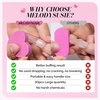 image:imageMelodySusie 6Pcs Nail Files 100180 Grit Double Sided Emery Boards Set for Acrylic Gel and Natural Nails Professional Manicure Pedicure Shaping Tools for Home Salon Care PinkMulticolor