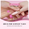 image:imageMelodySusie 6Pcs Nail Files 100180 Grit Double Sided Emery Boards Set for Acrylic Gel and Natural Nails Professional Manicure Pedicure Shaping Tools for Home Salon Care PinkMulticolor