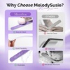 image:imageMelodySusie 6Pcs Nail Files 100180 Grit Double Sided Emery Boards Set for Acrylic Gel and Natural Nails Professional Manicure Pedicure Shaping Tools for Home Salon Care PinkPurple